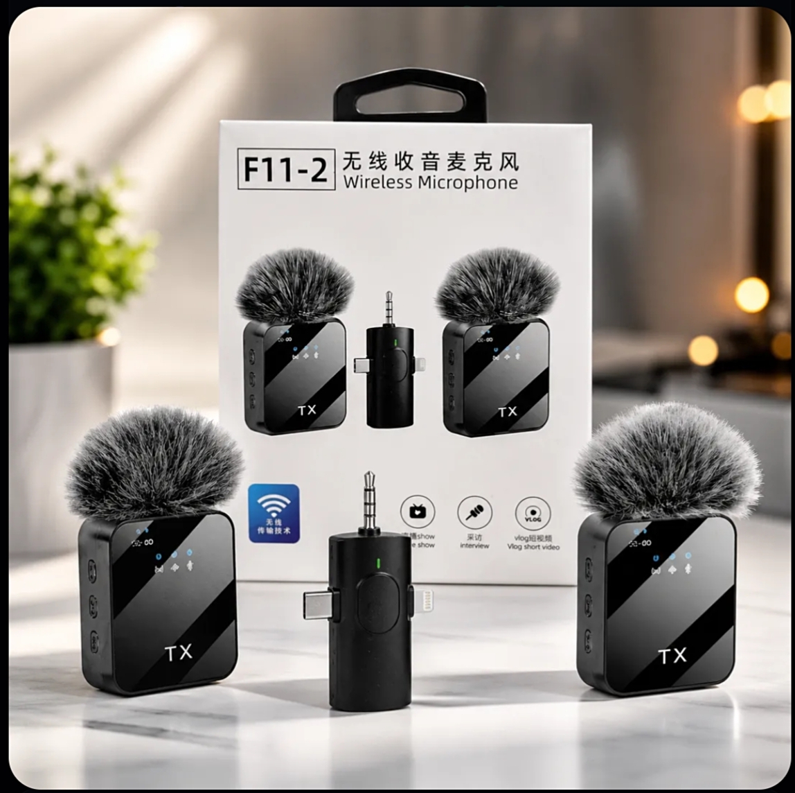 F11-2 Dual Wireless Microphone Set