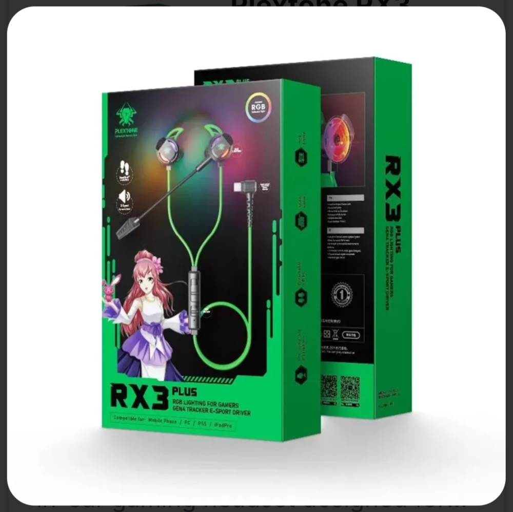 Plextone RX3 PLUS Wired Gaming Earphone