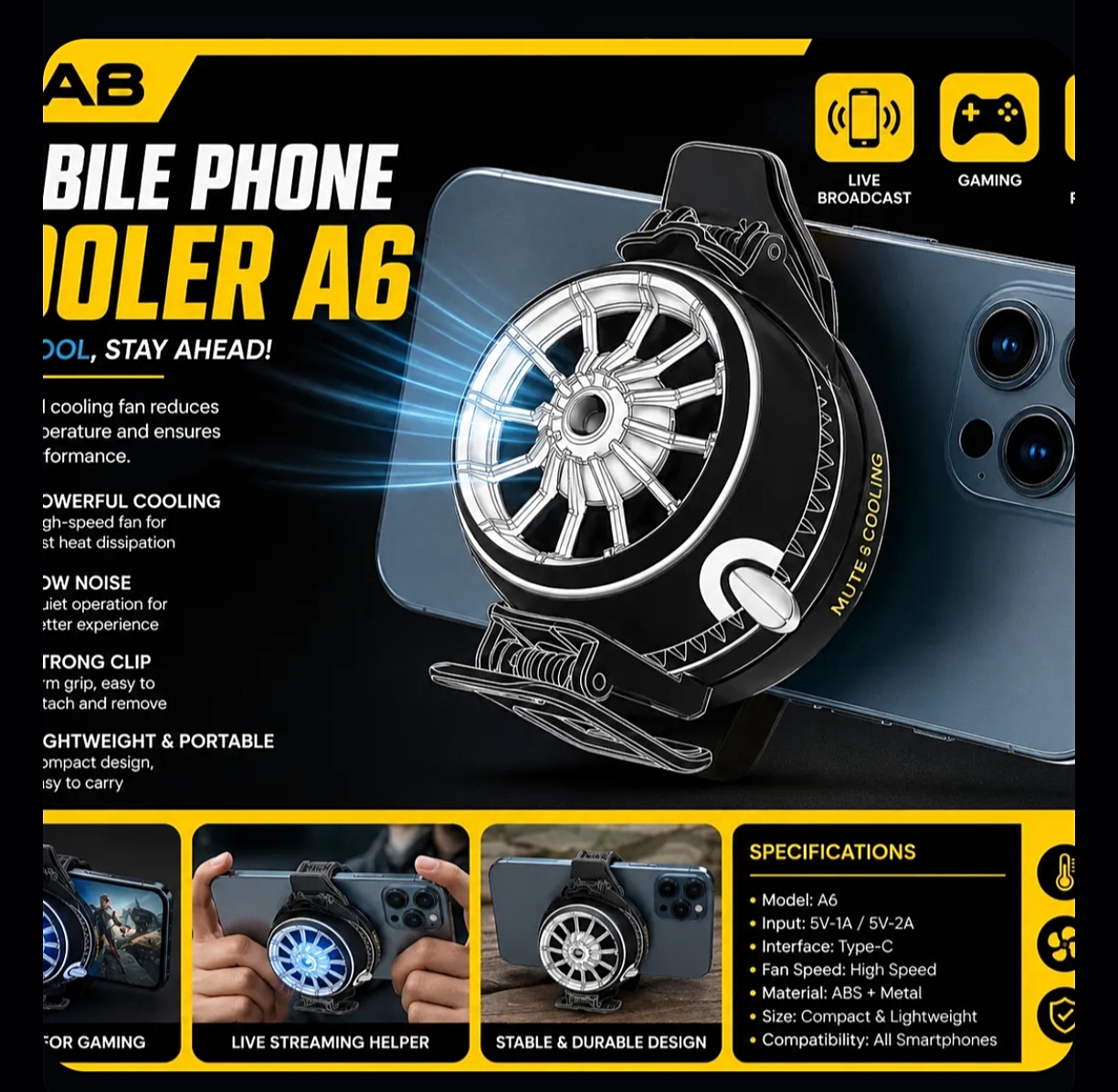 DLAB Mobile Phone Cooler A6
